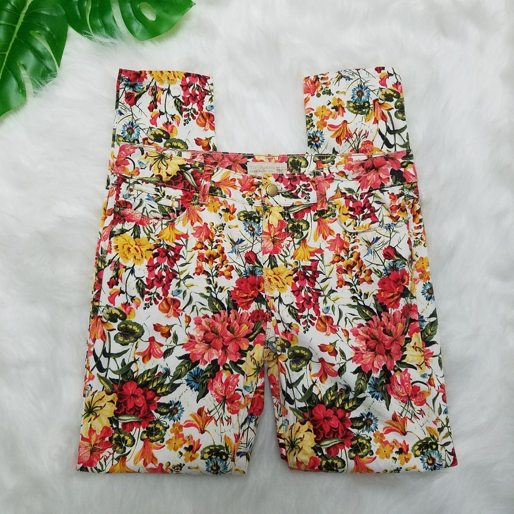 ZARA DENIM CAPRI/CROPPED PANT